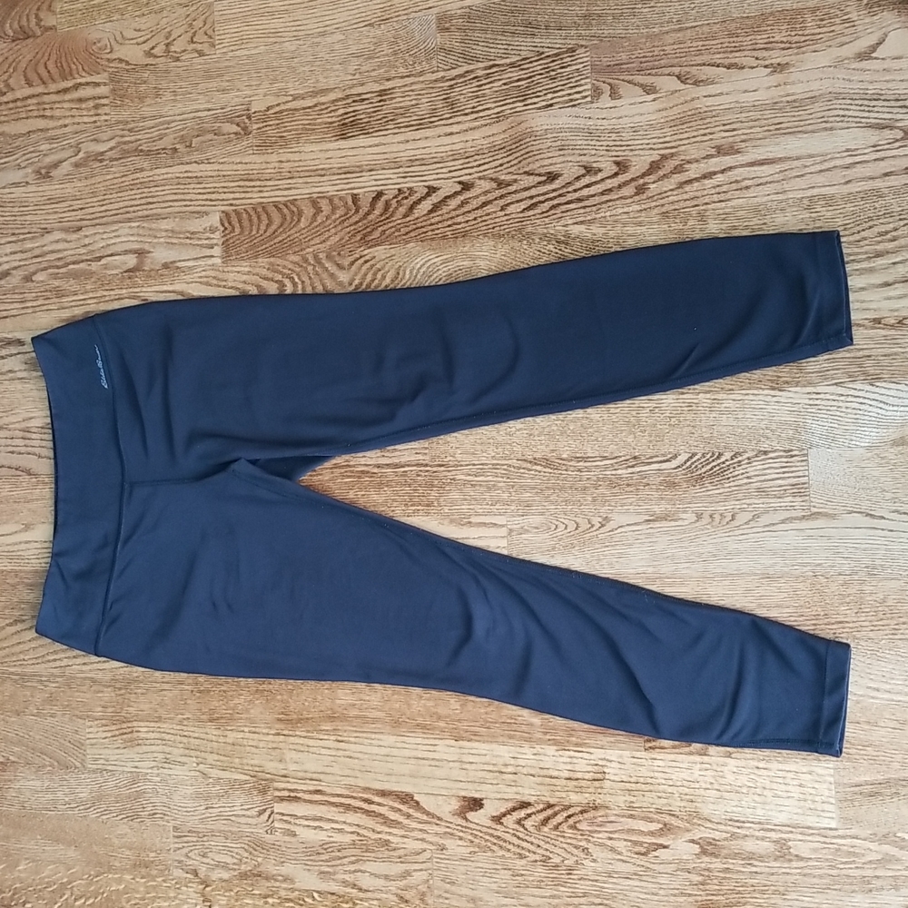 (M) Eddie Bauer Black Leggings Athleisure Workout Activewear Running Gym